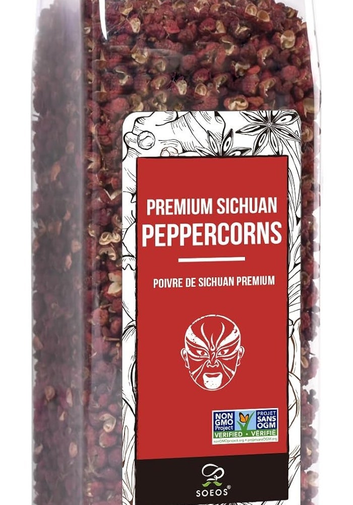 Soeos Premium Sichuan Peppercorns - 8oz - Image 1